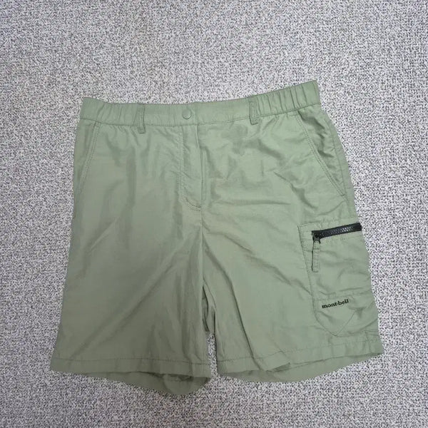 [BUNJANG] Montbell Cargo Banding Shorts Olive / 몽벨 카고 밴딩 반바지 올리브