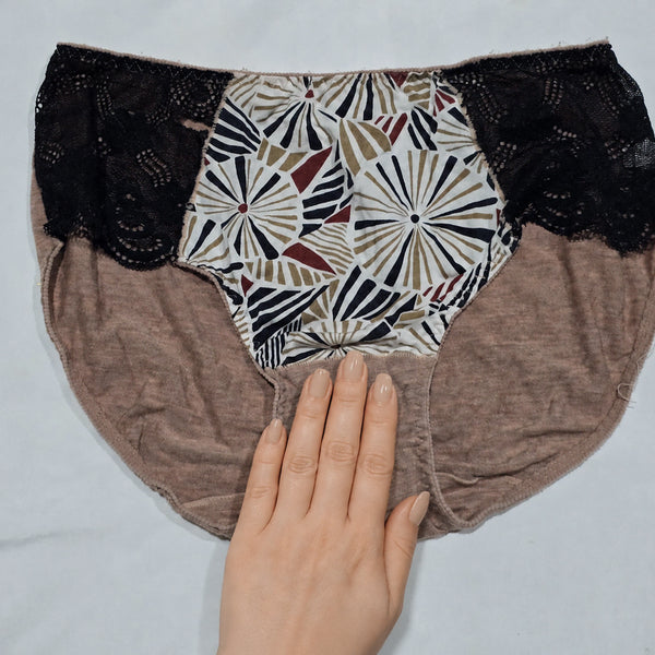 [BUNJANG] Beige Pattern Lace Panty / (중고) [FREE] 베이지 패턴 레이스 팬티