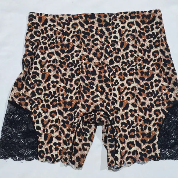 [BUNJANG] Brown Leopard Lace Inner Pants / (중고) [S] 브라운 호피 레오파드 레이스 속바지 팬티