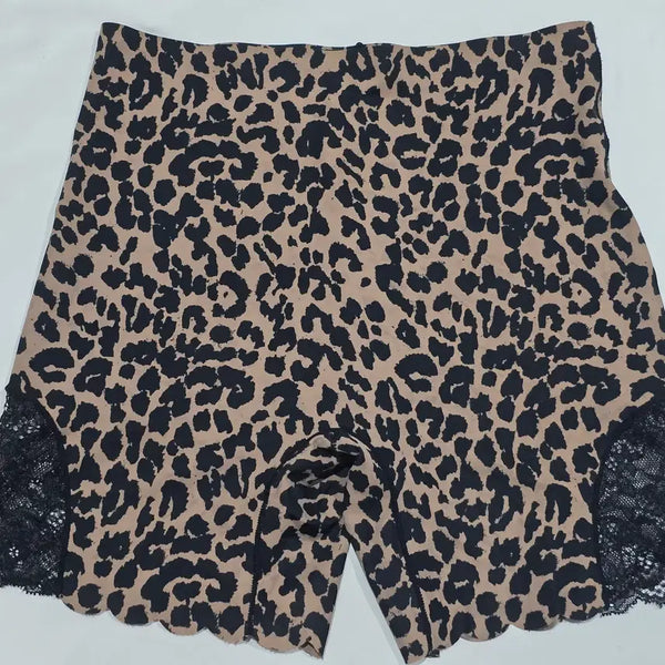 [BUNJANG] Brown Leopard Lace Inner Shorts Panty / (중고) [S] 브라운 호피 레오파드 레이스 속바지 팬티