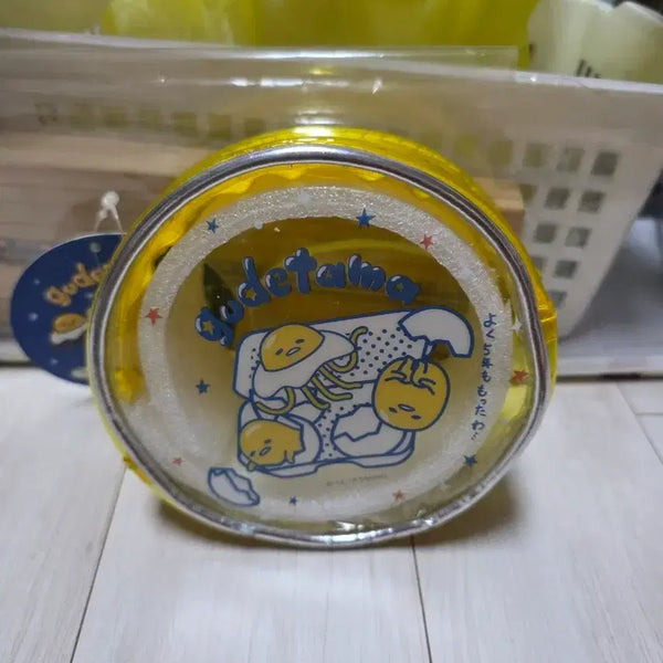 [BUNJANG] Gudetama 5th Anniversary Pouch Yellow / 구데타마 파우치 옐로우5주년
