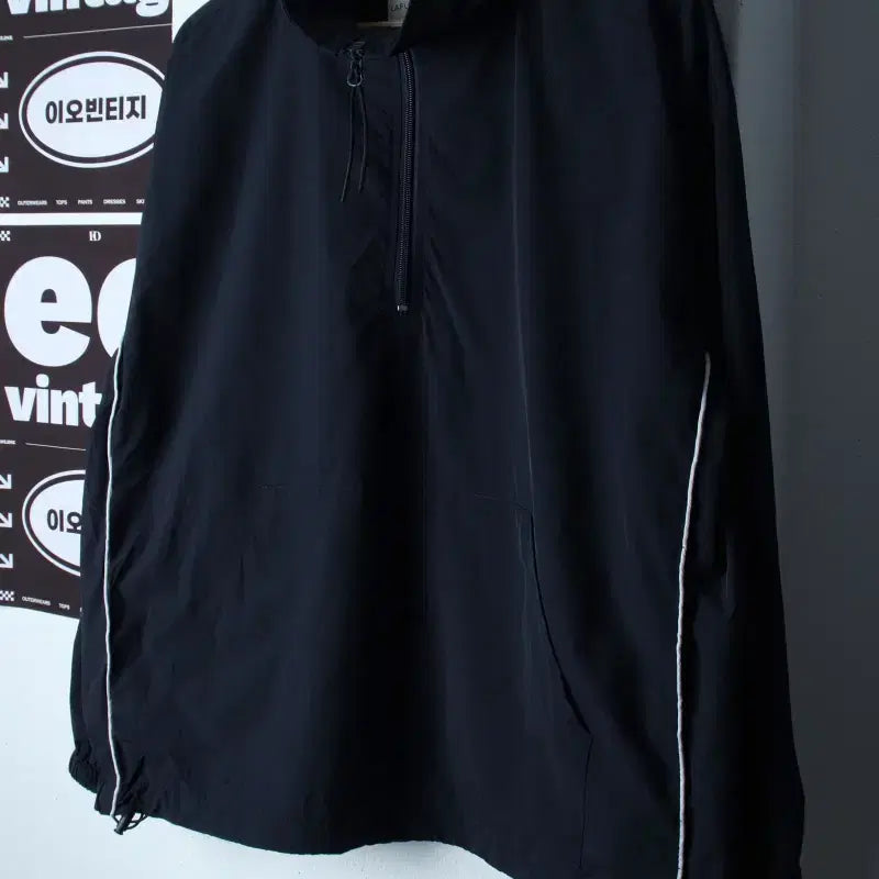 [BUNJANG] Raffstore Zippered Windbreaker Jumper Jacket / (M-L) 라퍼지스토어 집업 바람막이 점퍼자켓 반집업-H37467