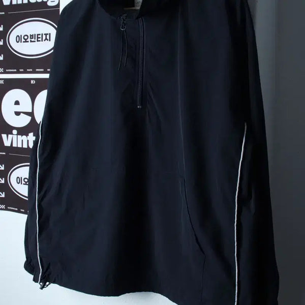 [BUNJANG] Raffstore Zippered Windbreaker Jumper Jacket / (M-L) 라퍼지스토어 집업 바람막이 점퍼자켓 반집업-H37467