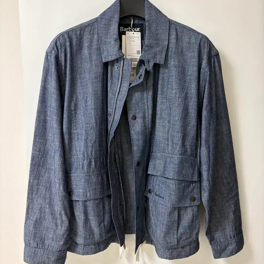 [BUNJANG] Barbour Weston Modified Chambray Jacket / [M] 바버 웨스톤 모디파이드 샴브레이 자켓
