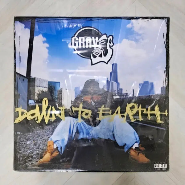 [BUNJANG] GRAV Down to Earth (Kanye West Produced) Debut LP Vinyl / 칸예 프로듀싱 데뷔작 GRAV - Down to Earth 미개봉 LP