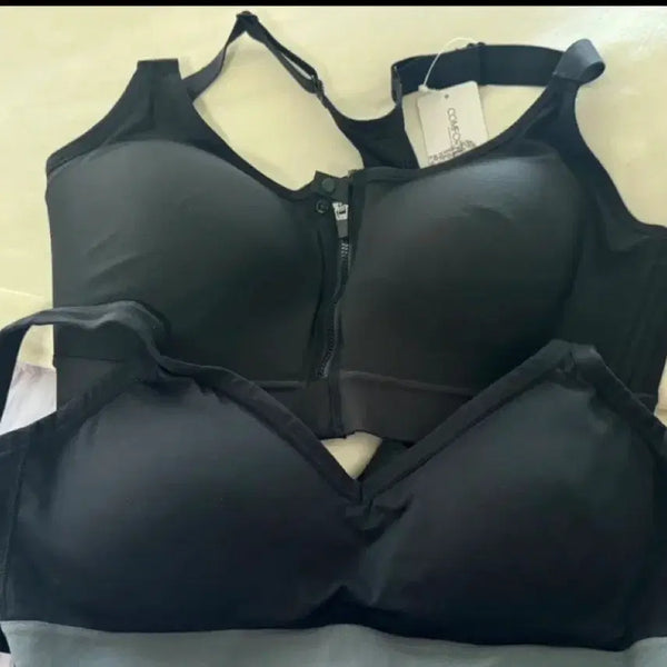 [BUNJANG] Comfort Lab Sports Bra Set (Black) - 2 Piece / 컴포트랩 스포츠 브라 2세트 (블랙계열)