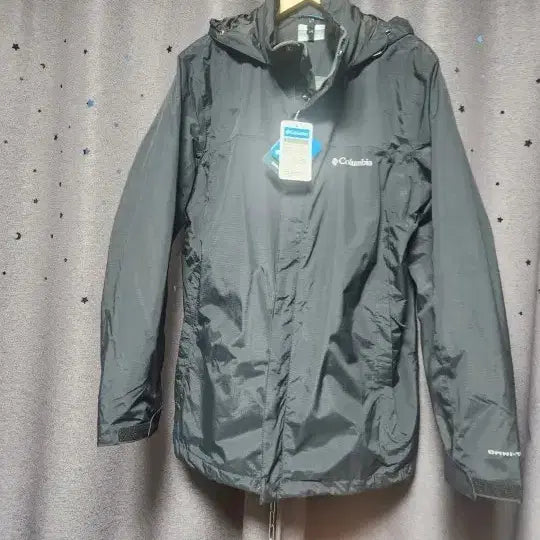 [BUNJANG] Columbia Waterproof Jacket Black / 컬럼비아 방수 자켓 블랙