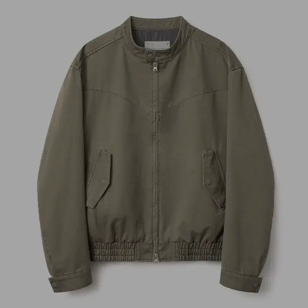[BUNJANG] Belier Serif Harrington Jacket Olive / 벨리에 세리프 해링턴자켓 올리브 3사이즈