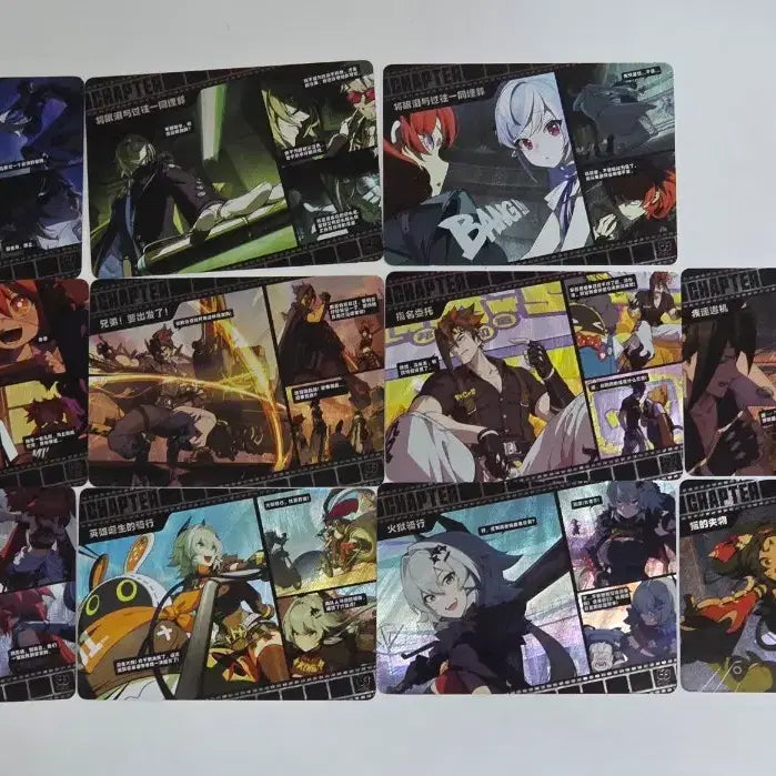 [BUNJANG] Zenless Zone Zero Shining Soul Cutscene Illustration Card Set (11 types) / 젠레스 존 제로 샤이닝소울 컷신 일러스트 카드 11종