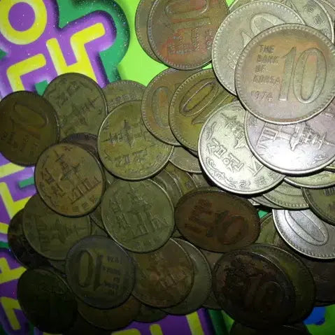[BUNJANG] 1974 10 Won Coin (30 Pieces, Used) / 10원 동전 1974년 30개 중고