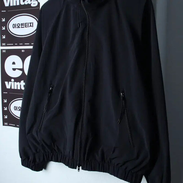 [BUNJANG] S-M Thomasmore Zipper Windbreaker Jacket Nylon Woven H37428 / (S-M) 토마스모어 집업 바람막이 점퍼자켓 나일론 우븐-H37428