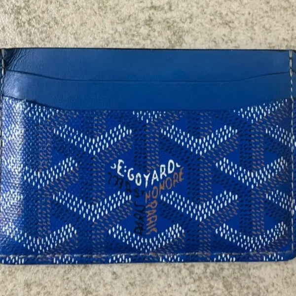 [BUNJANG] Goyard Saint-Pierre Card Holder Sky Blue / (A)고야드 생쉴피스 카드지갑 스카이 블루