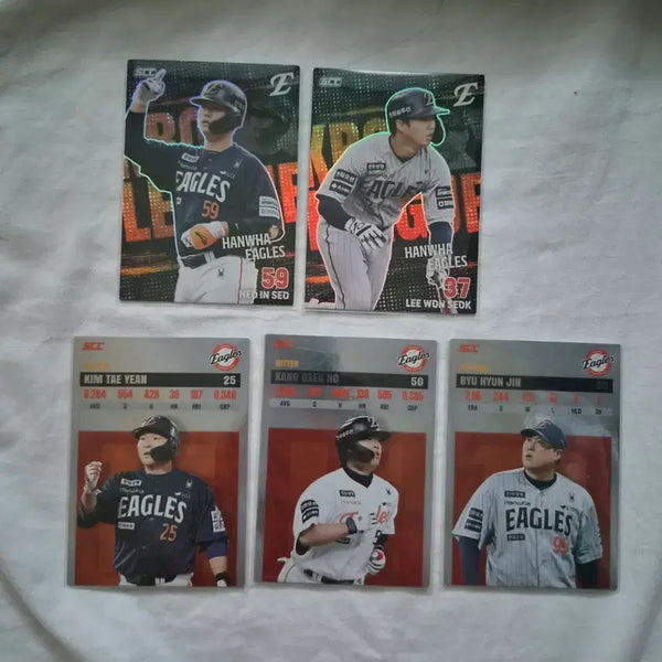 [BUNJANG] KBO Hanwha Eagles Trading Card Bundle / kbo 카드 (한화)