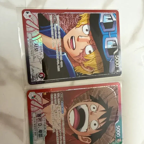 [BUNJANG] One Piece Card Luffy Sabo Leader Parallel / 원피스 카드 루피 사보 리더 페레