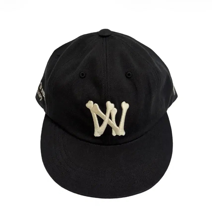 [BUNJANG] Aoiro 6 Panel Cotton Cap Black / 아오이로 6 패널 본 A/N 캡 블랙