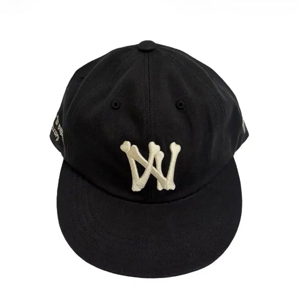 [BUNJANG] Aoiro 6 Panel Cotton Cap Black / 아오이로 6 패널 본 A/N 캡 블랙