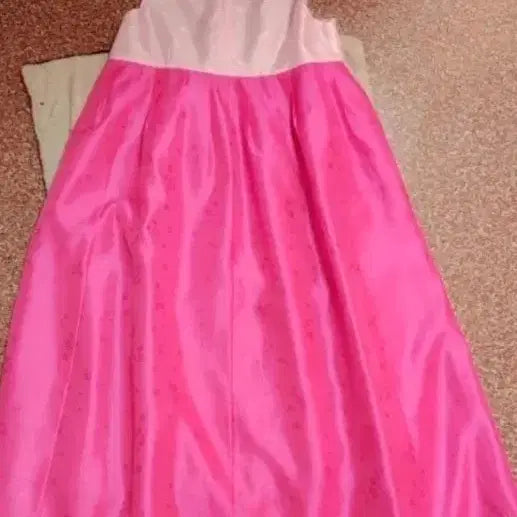 [BUNJANG] Silk Modified Hanbok Dress / (미착용)본견 실크  개량한복 원피스  95