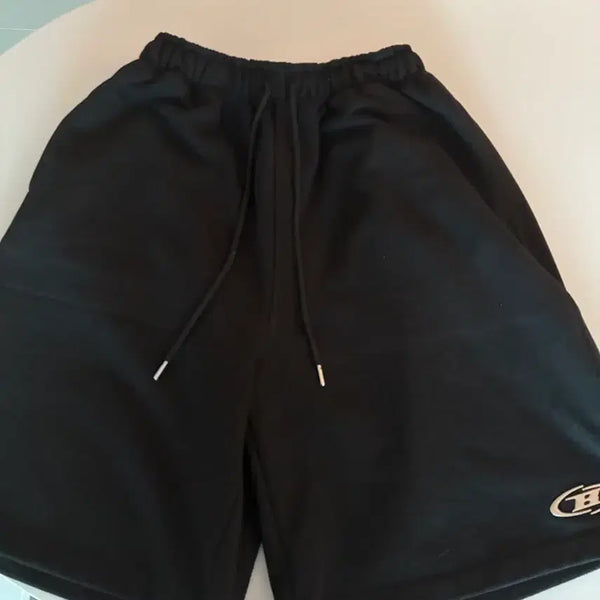 [BUNJANG] Born to Win Chrome Bermuda Pants Black Size 1 / 본투윈 크롬 버뮤다팬츠 블랙 1사이즈
