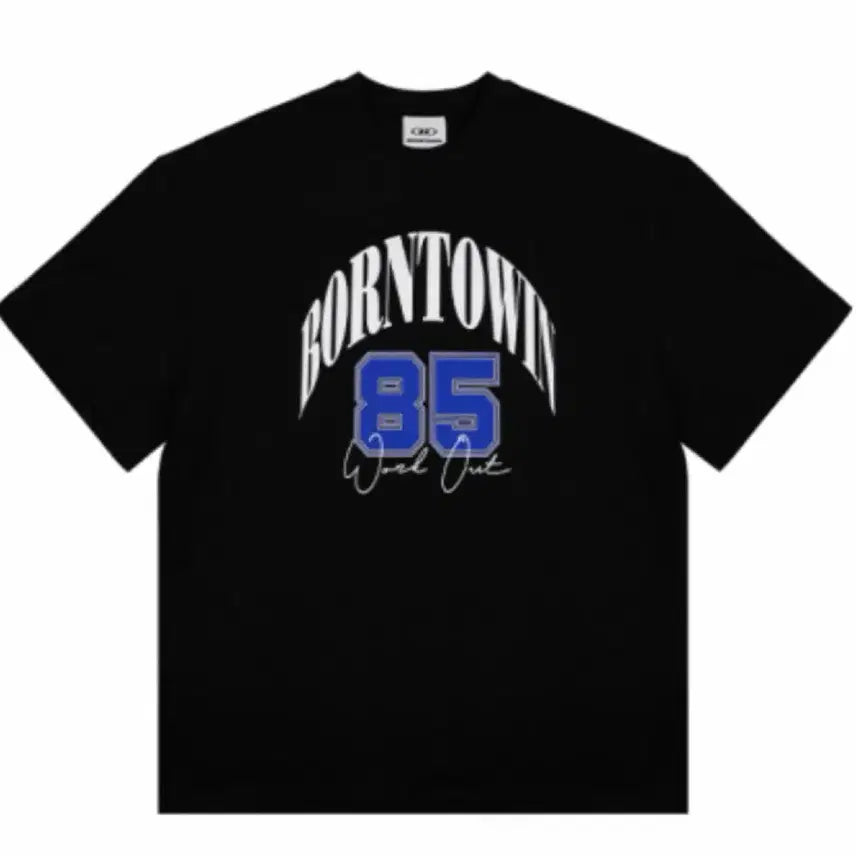 [BUNJANG] Born to Win Oversized Workout T-Shirt Size 1 / 본투윈 오버핏 워크아웃 티셔츠 1사이즈
