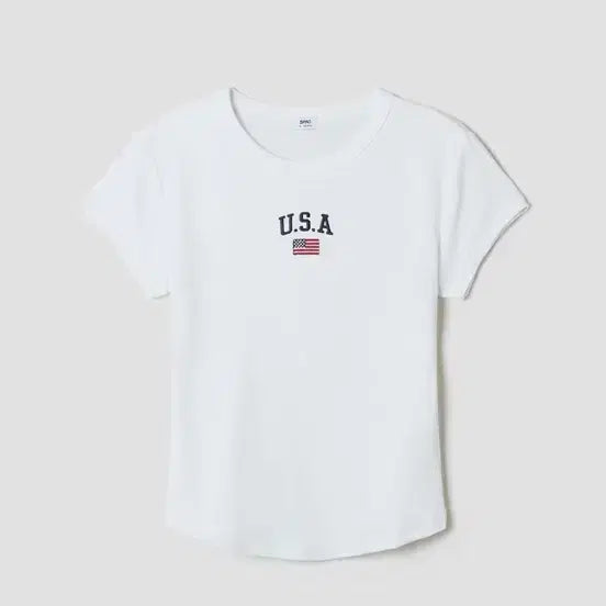 [BUNJANG] Spao USA Short Sleeve T-Shirt / 스파오 USA 반팔