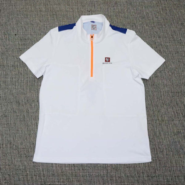 [BUNJANG] Blackyak Half-Zip Short-Sleeve T-Shirt Size 100 / 블랙야크 반집업 반팔 100