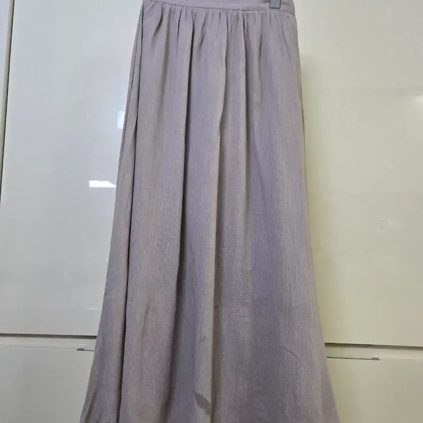 [BUNJANG] Women's Lilac Long Skirt / 롱 스커트 연보라색