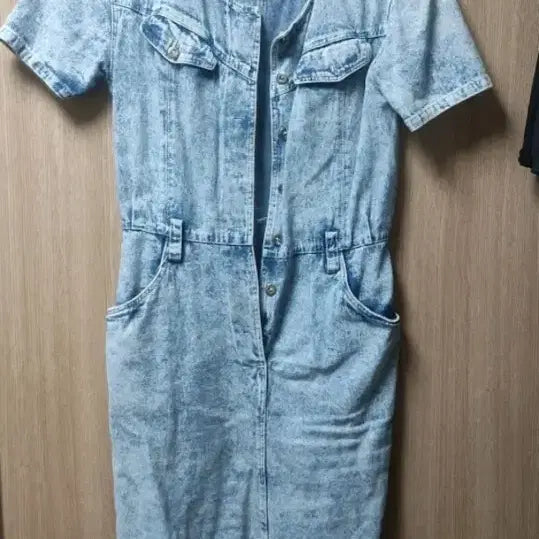 [BUNJANG] CRICKET Denim Washed Dress / 크리켓 데님 들청 원피스
