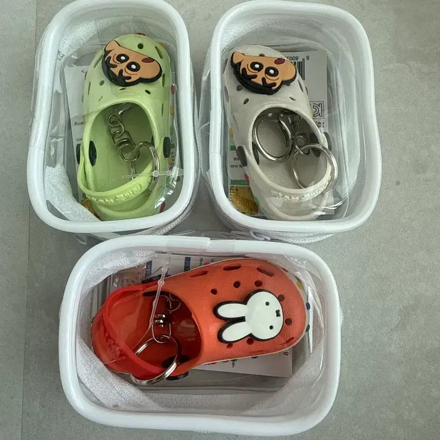 [BUNJANG] Miffy & Shinchan Mini Crocs Charms / 캐릭터 미피 짱구 크록스 미니키링