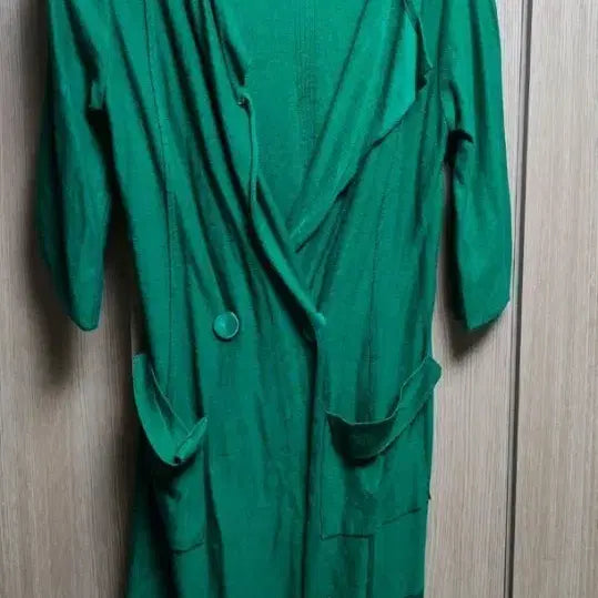[BUNJANG] Green Long Cardigan / 롱가디건 녹색
