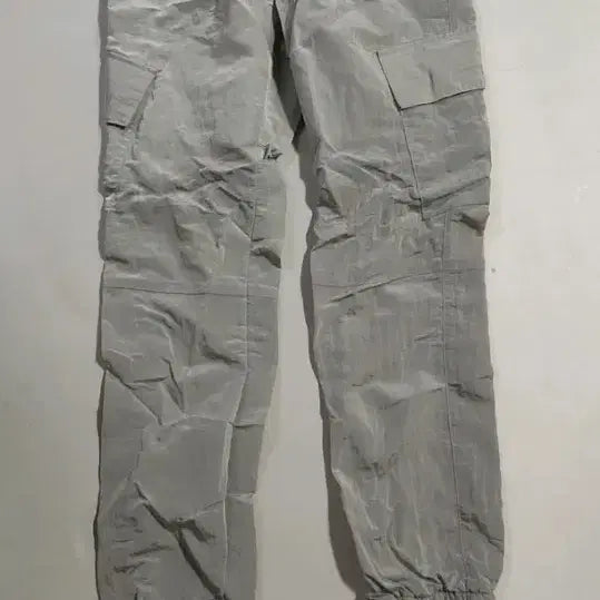[BUNJANG] Steadycomma Cargo Jogger Pants Shiny Grey / 스테디콤마 카고 조거 팬츠 샤이니 그레이