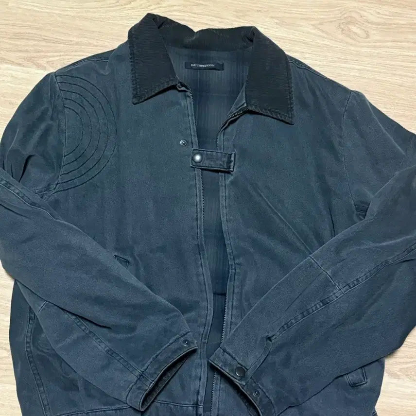 [BUNJANG] HAECHINGROOM Dyed Denim Work Jacket Blue Grey / 해칭룸 Denim Work Jacket Dyed Blue Grey