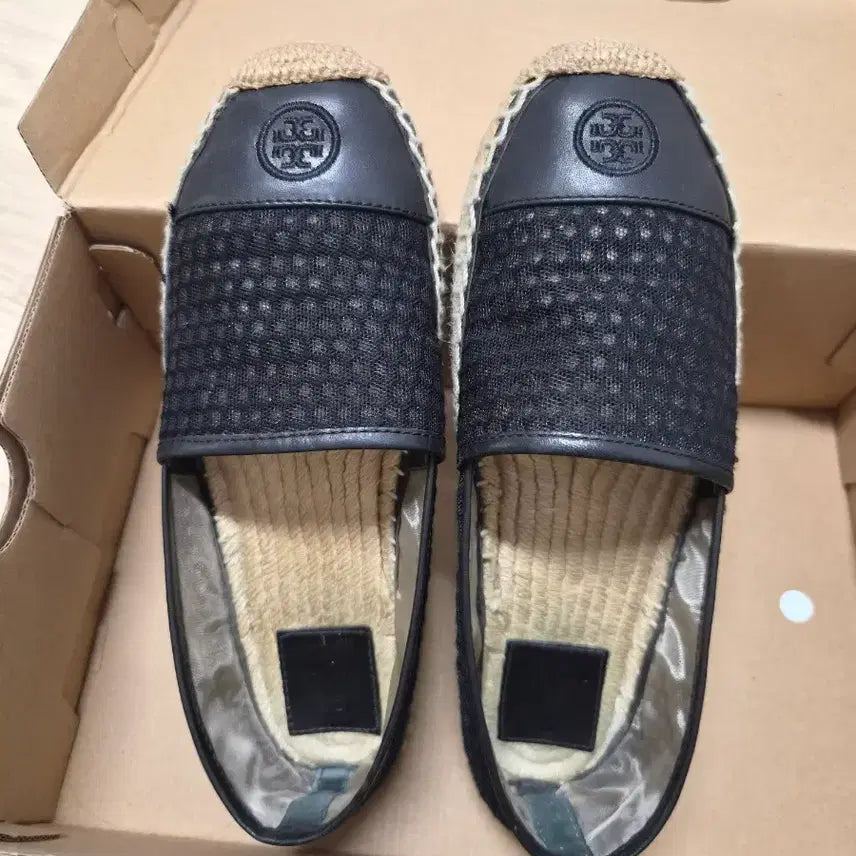 [BUNJANG] Tory Burch Black Espadrilles Size 7.5 (Recommended for 235-240) / 토리버치 블랙 에스파듀 7.5(235,240추천)
