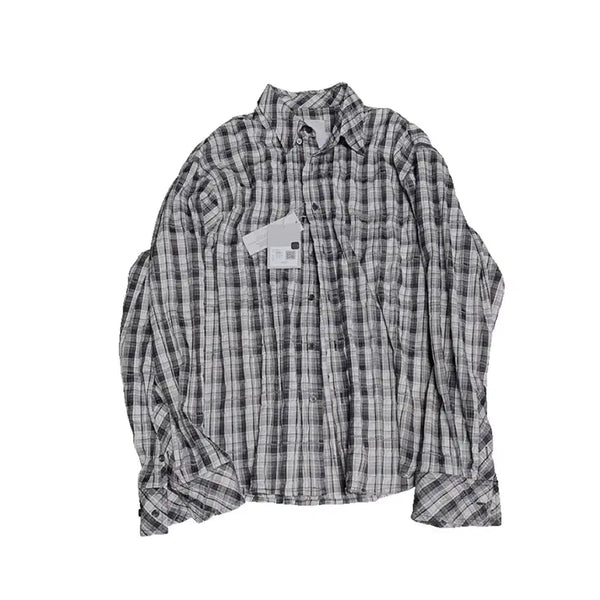 [BUNJANG] Undermycar MU.36 Check Shirt Size 2 / 언더마이카 무.36 체크셔츠 2size (새상품)