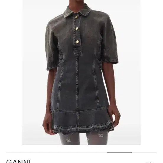 [BUNJANG] Ganni Denim Mini Dress / (새상품)가니 데님 미니원피스(55)