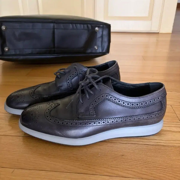 [BUNJANG] Hogan Wingtip Loafers Shoes / 호간 hogan 윙팁 로퍼신발 7.5 미착상품