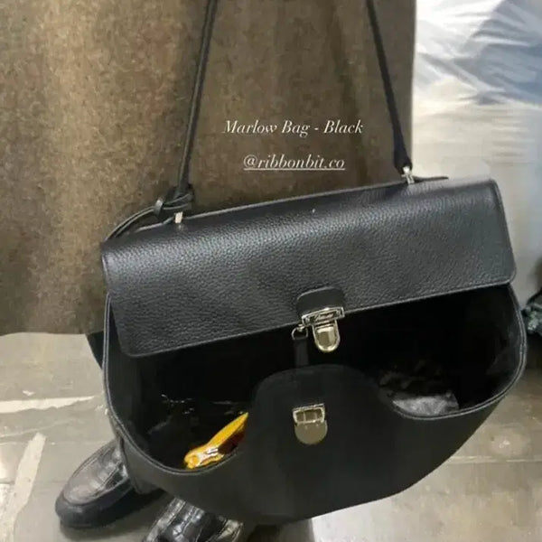 [BUNJANG] Ribbonbit Marlow Black Shoulder Bag / 리본빛 Marlow 말로우 블랙 숄더백 새상품