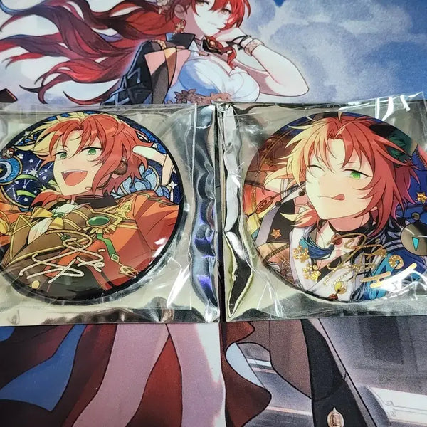 [BUNJANG] Ensemble Stars Leo Can Badge Bundle Set / 앙상블 스타즈 레오 캔뱃지 일괄