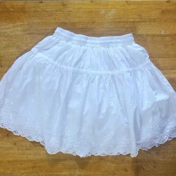 [BUNJANG] London Lace White Skirt / 런던레이스 화이트 스커트