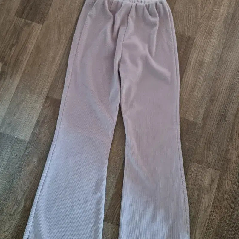 [BUNJANG] Velvet Thermal Bootcut Training Pants / 벨벳 기모 부츠컷바지 트레이닝바지 운동