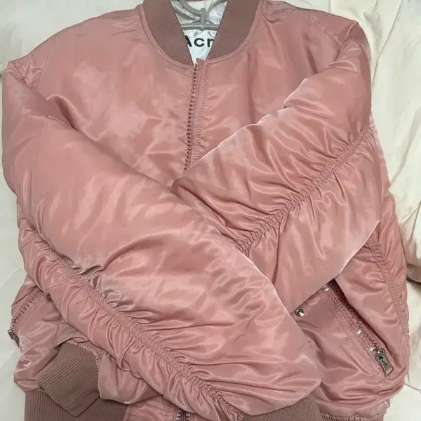 [BUNJANG] Acne Studios Bomber Jacket Pink / 아크네 봄버 핑크