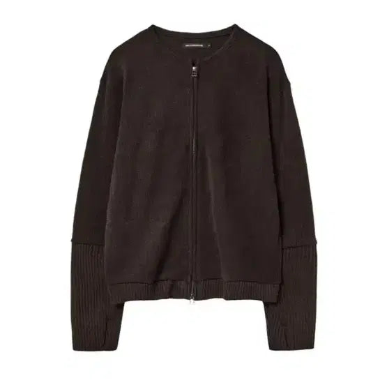 [BUNJANG] Hatching Room Layered Cardigan Brown / 해칭룸 레이어가디건 브라운