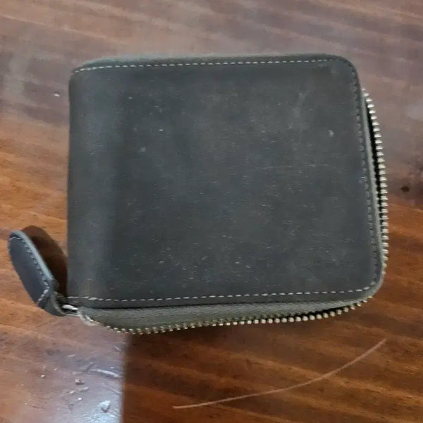 [BUNJANG] Genuine Leather Coin Wallet / 가죽동전 반지갑