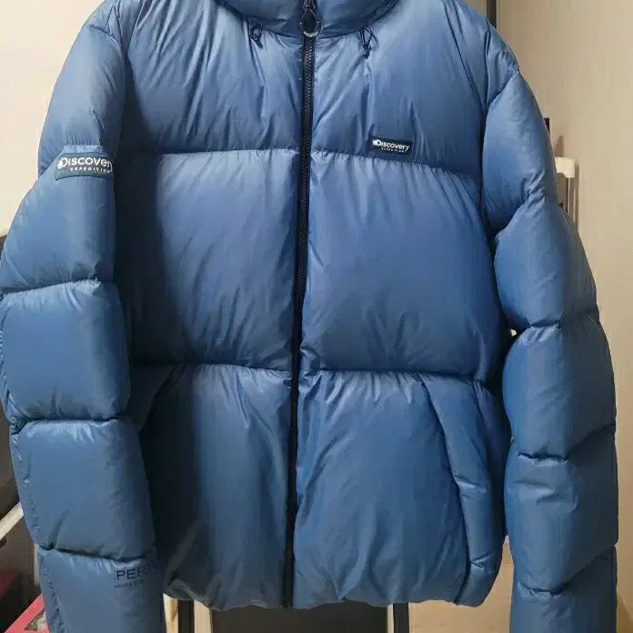 [BUNJANG] Discovery Expedition Goose Down Padded Jacket Blue / 디스커버리 구스패딩 블루