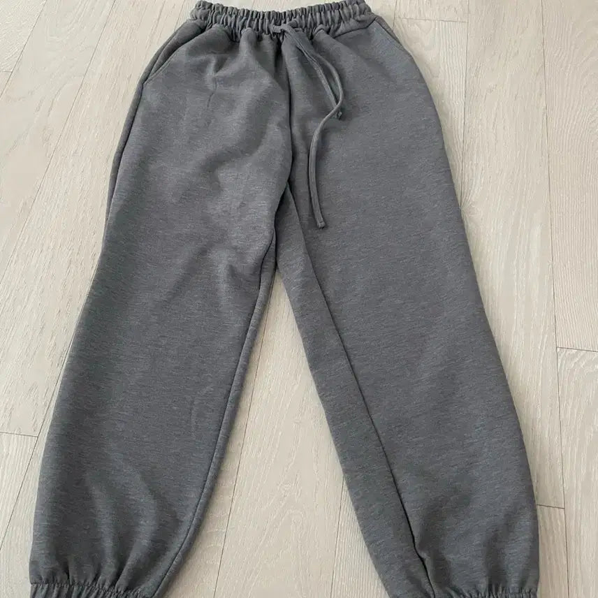 [BUNJANG] SLOWAND Grey Jogger Pants / SLOWAND 슬로우앤드 그레이 고무줄 조거팬츠