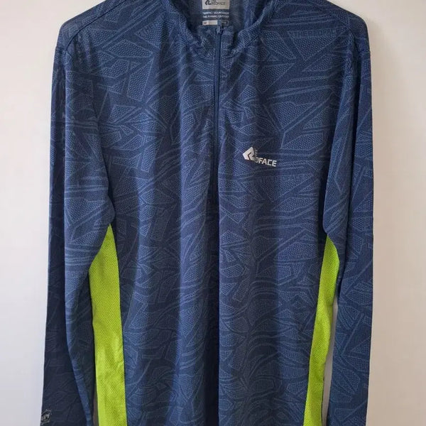[BUNJANG] Redface Men's Full Zip UPF 15+ Performance T-Shirt / 레드페이스 UV 차단 기능성 티셔츠