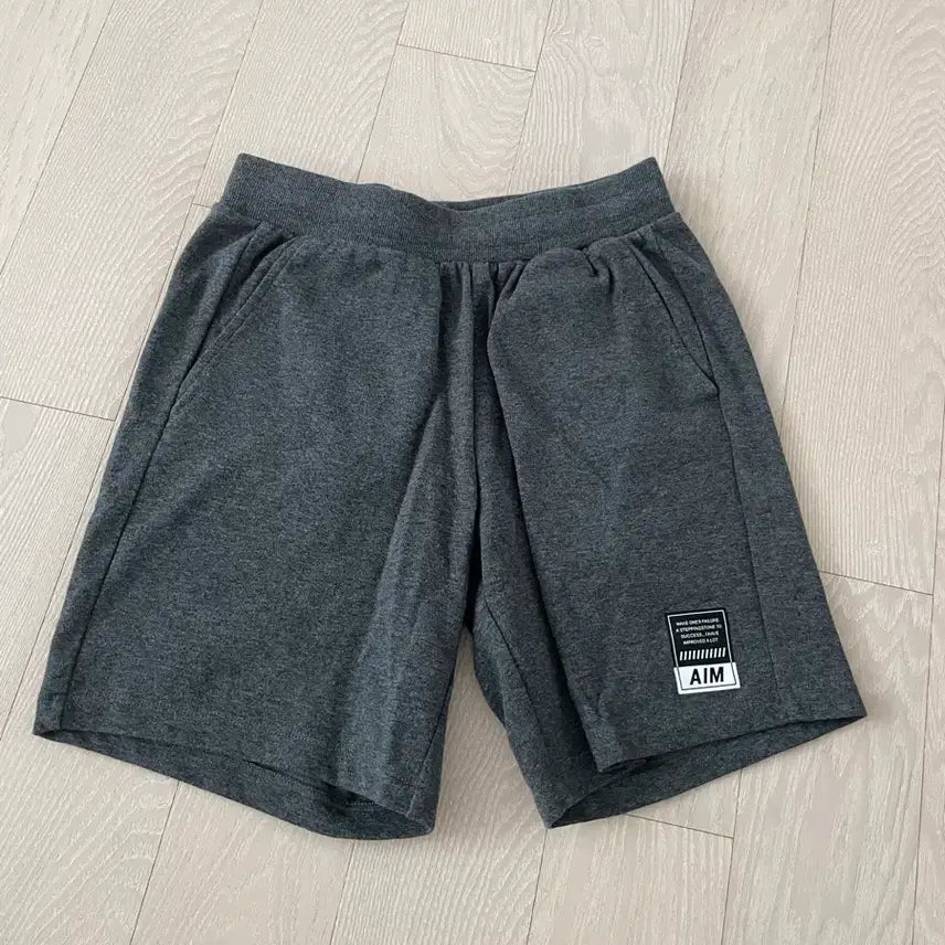 [BUNJANG] Frank Stone AIM Logo Grey Shorts / Frank Stone 프랭크스톤 AIM 로고 그레이 반바지 새상품