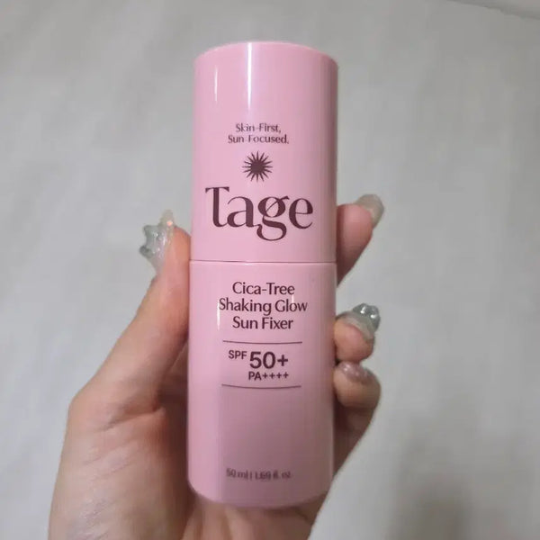 [BUNJANG] TAGe Cica Tree Shaking Glow Sun Fixer SPF50+ PA++++ / 테이지 시카트리 쉐이킹 글로우 선픽서 SPF50+ PA++++