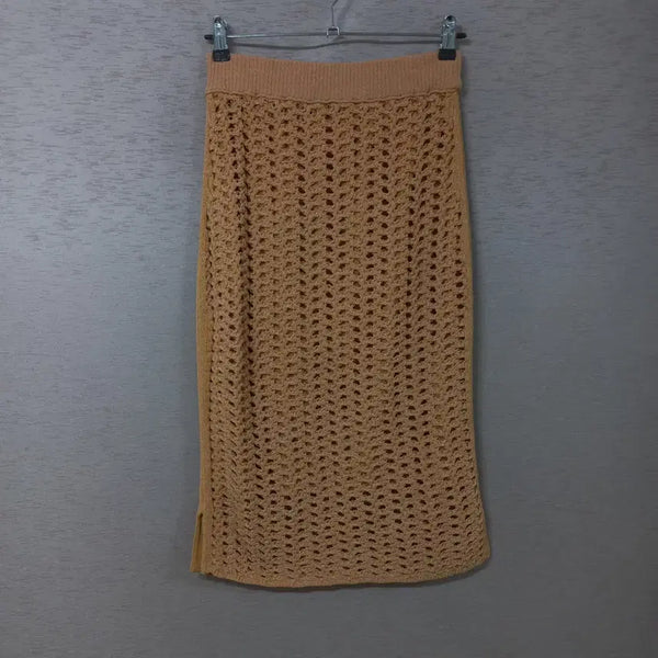 [BUNJANG] Mine Punching Knit Skirt Spring/Summer Women's / B8-25/마인 펀칭 니트스커트 봄여름 여성