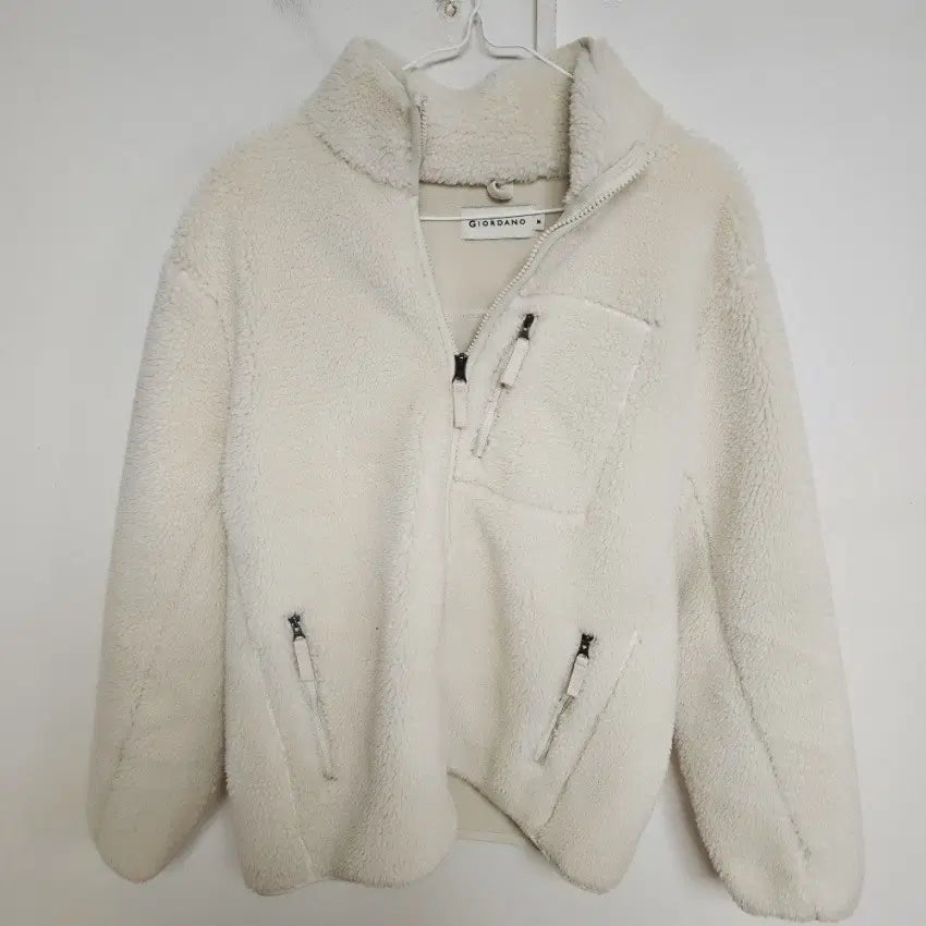 [BUNJANG] Giordano Men's Fleece Jacket M / 지오다노 남성 뽀글이 자켓 95M@9907