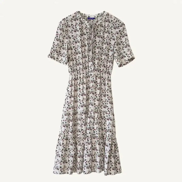 [BUNJANG] KEITH Patterned Silk Dress / 키이스 KEITH 패턴 실크 원피스